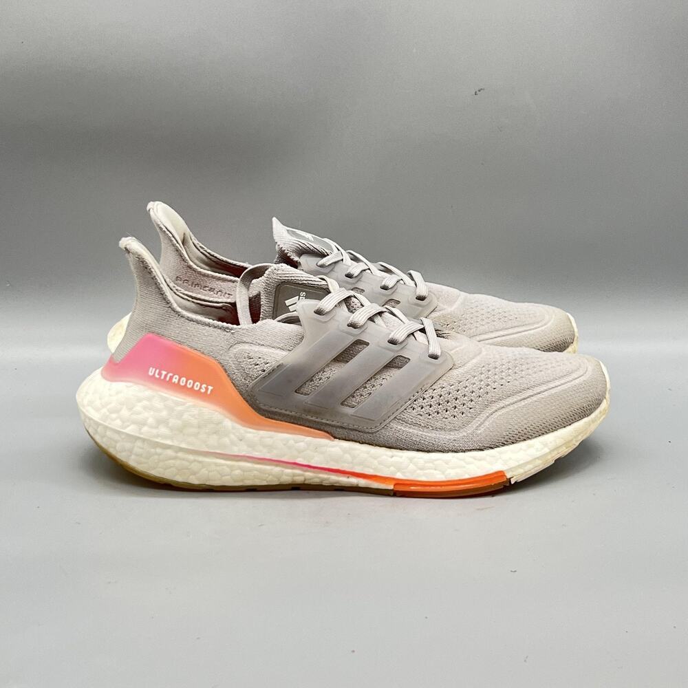 Adidas Shoes‎ Womens 8 Gray Ultraboost Low Top Running Athletic Sneakers Comfort